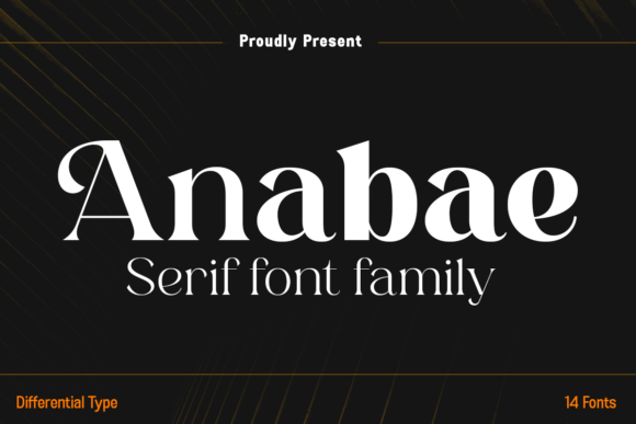 Anabae: The Bold Serif Typeface for Handmade Branding