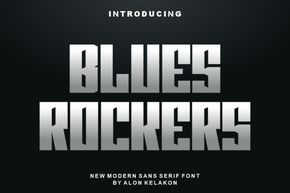 Blues Rockers Font: A Bold, Creative Typeface for Makers