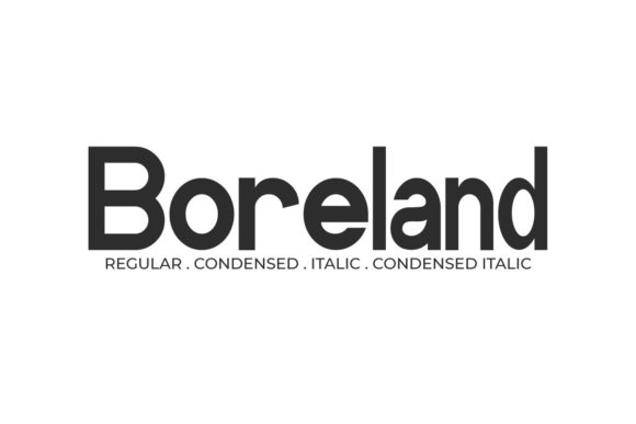 Boreland Font: A Bold Typeface for Strong Branding