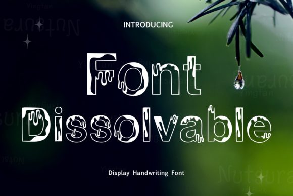 Dissolvable Font Review: A Trendy Typeface for Creative Branding