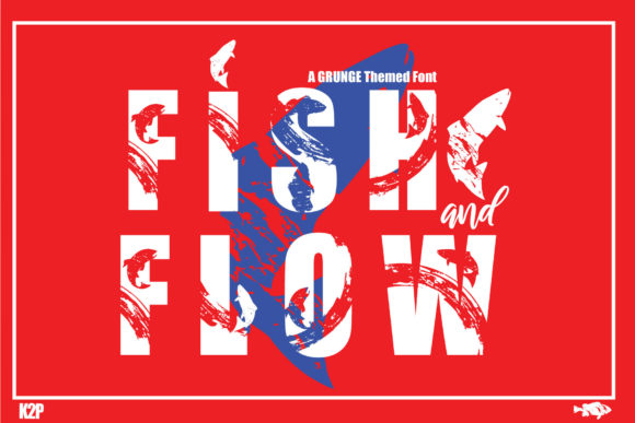 Fish and Flow: A Bold Decorative Typeface for Editorial Design