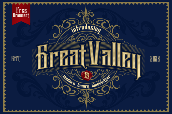 Great Valey: A Blackletter Font for Editorial Elegance