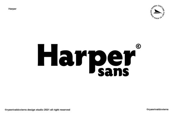 Haper: A Bold Sans Serif Font for Branding and Print Projects
