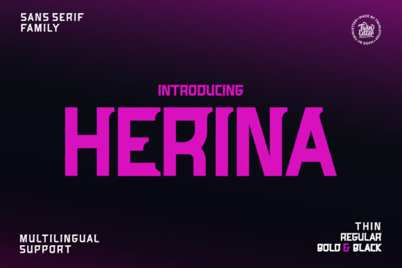 Herina Font: A Bold Serif to Boost Your Brand