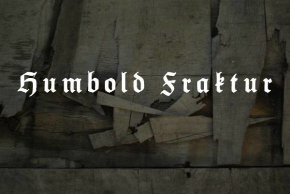 Humbold Fraktur Font Review: Gothic Boldness in Brand Design