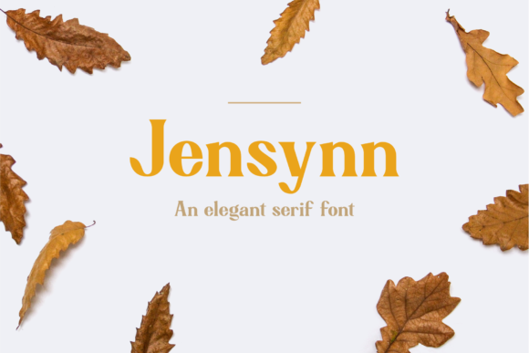 Jensynn: A Bold Serif Typeface for Modern Web Design
