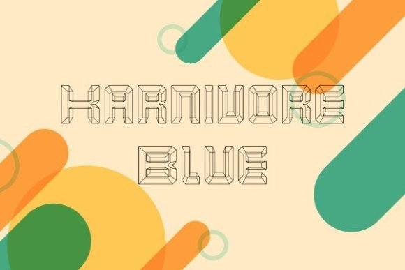 Karnivore Blue: A Bold Typeface for Editorial Elegance