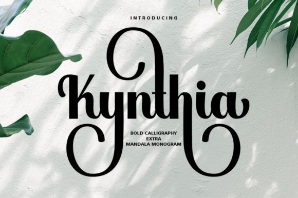 Kynthia Font Review: A Bold Handwritten Typeface for Creative Branding