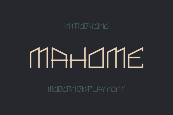 Mahome Typeface: A Designer’s Bold Slab Serif for Branding