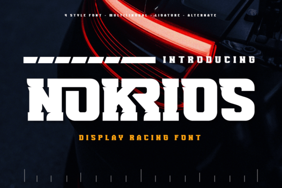 Nokrios: A Bold Serif Font for Crafters and Makers