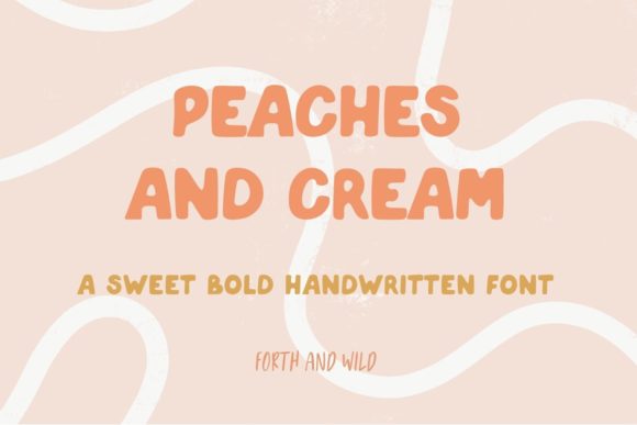 Peaches and Cream Font: A Sweet Script for Handmade Creations