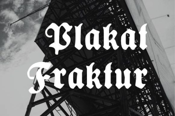 Plakat Fraktur Font Review: Gothic Boldness for Branding Projects