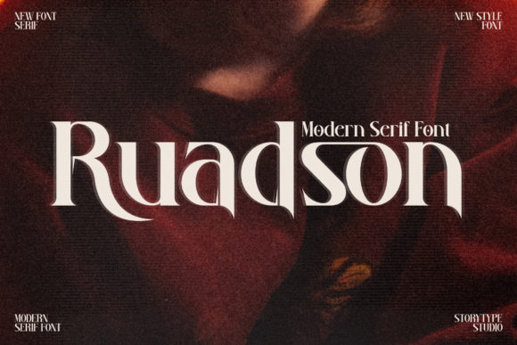 Ruadson Font: Elevating Campaigns with Bold Serif Typography