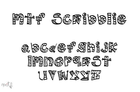 Scribblie Font: A Playful Typeface for Crafty Creations