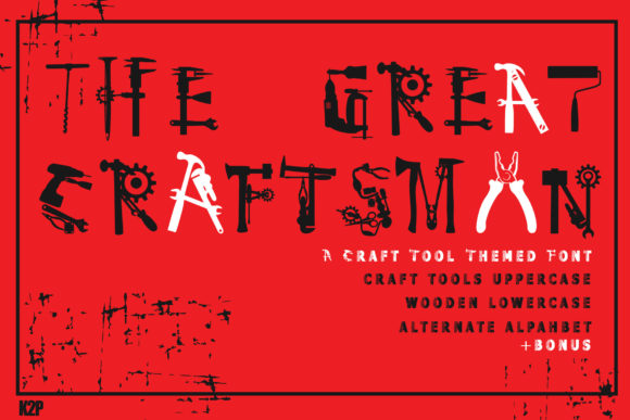 The Great Craftsman: A Bold Decorative Typeface for Campaign Design