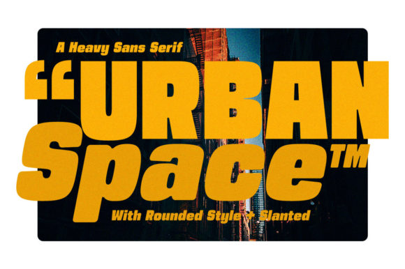 Urban Space: The Bold Sans Serif Font for High-Impact Digital Marketing
