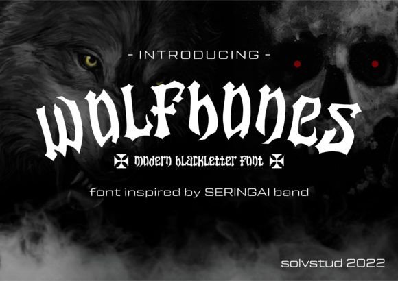 Wolfbones Font: A Bold Typeface for Makers and Creators