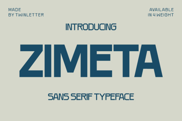Zimeta: A Premium Sans Serif Typeface for Modern Editorial Design